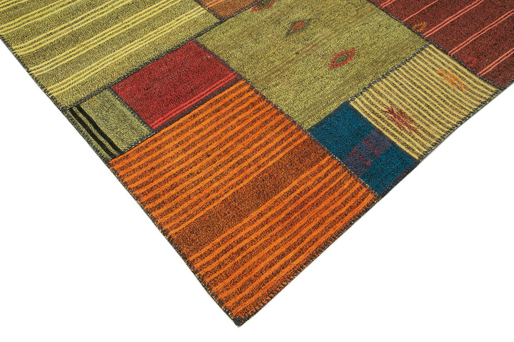 8x12 Multicolor Kilim Patchwork Rug - 36998