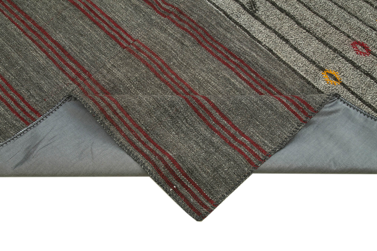 8x12 Grey Kilim Patchwork Rug - 36999