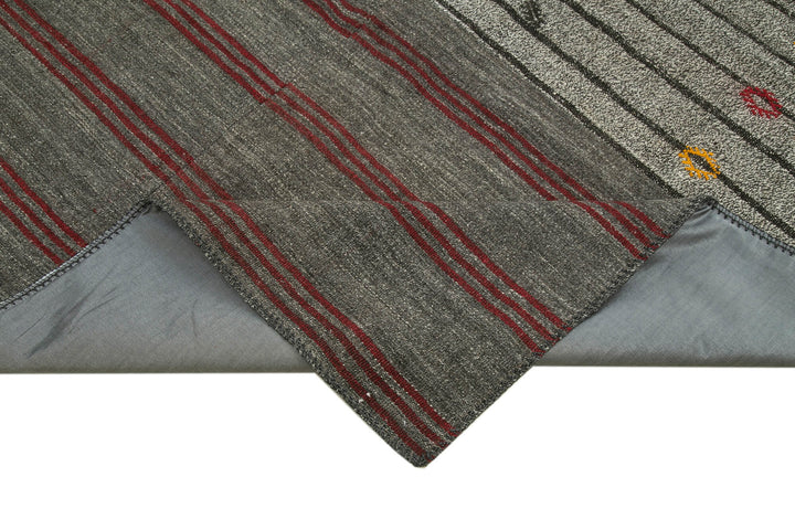 8x12 Grey Kilim Patchwork Rug - 36999