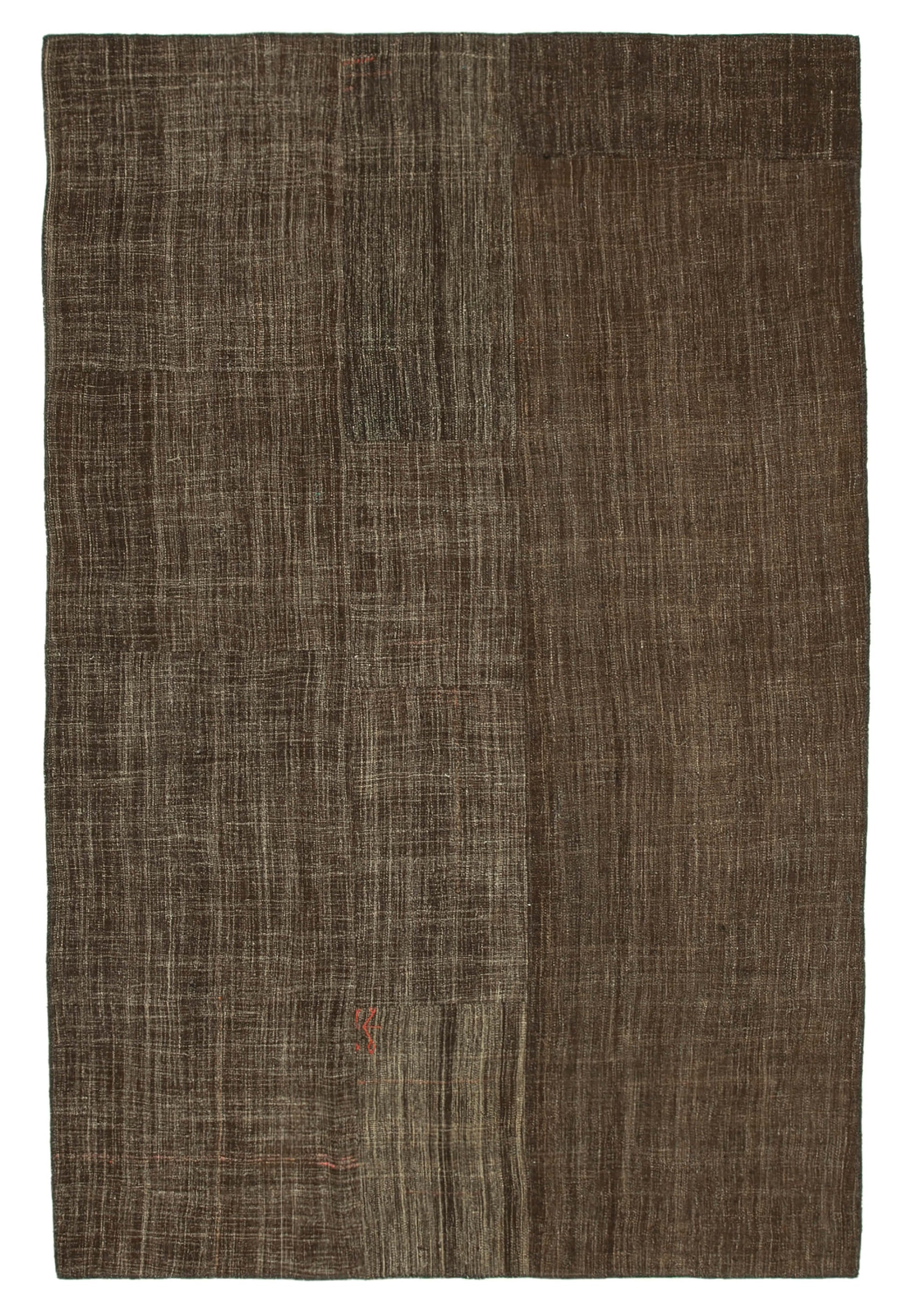 8x12 Brown Vintage Turkish Kilim Rug - 37000