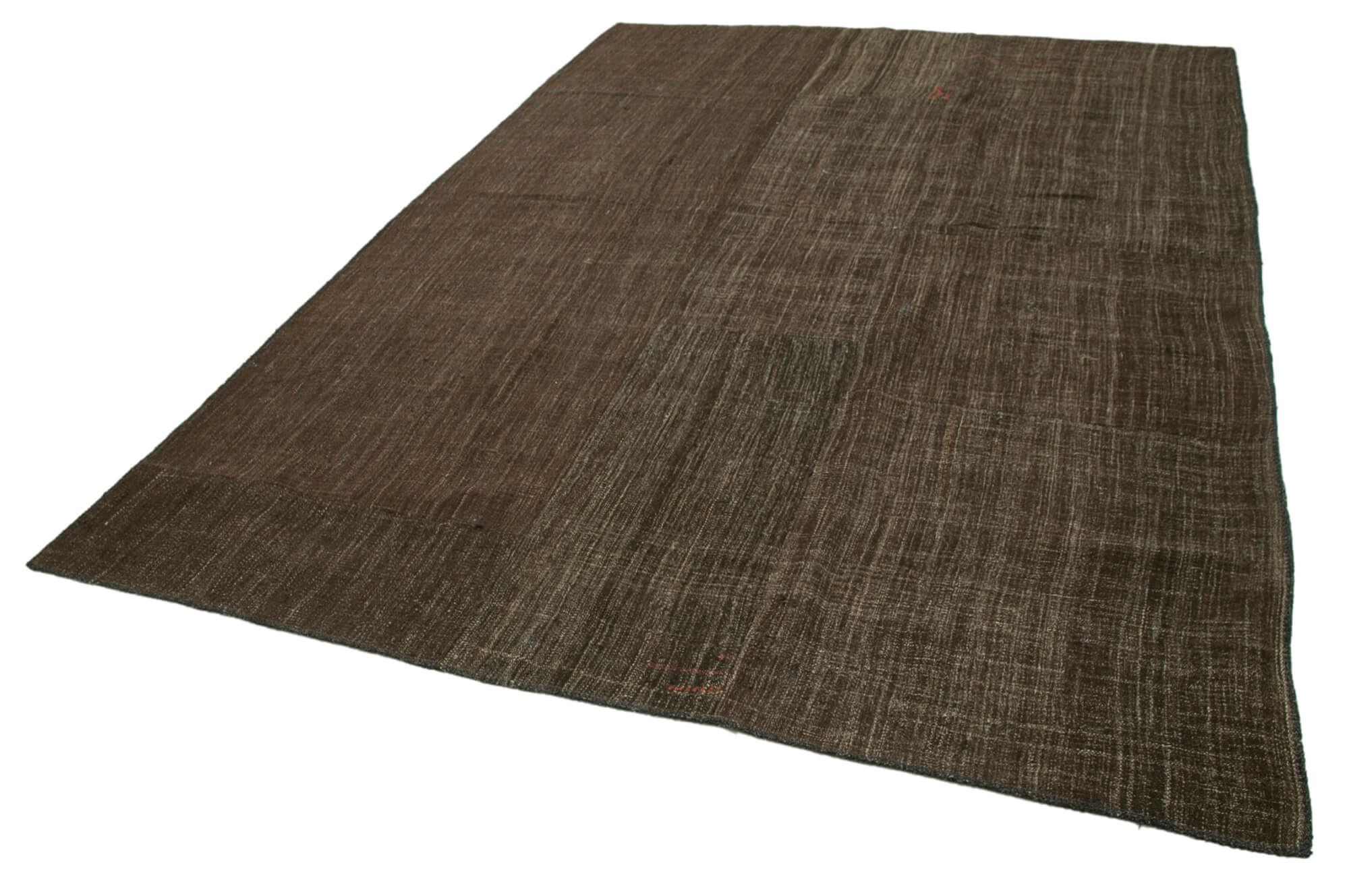 8x12 Brown Vintage Turkish Kilim Rug - 37000
