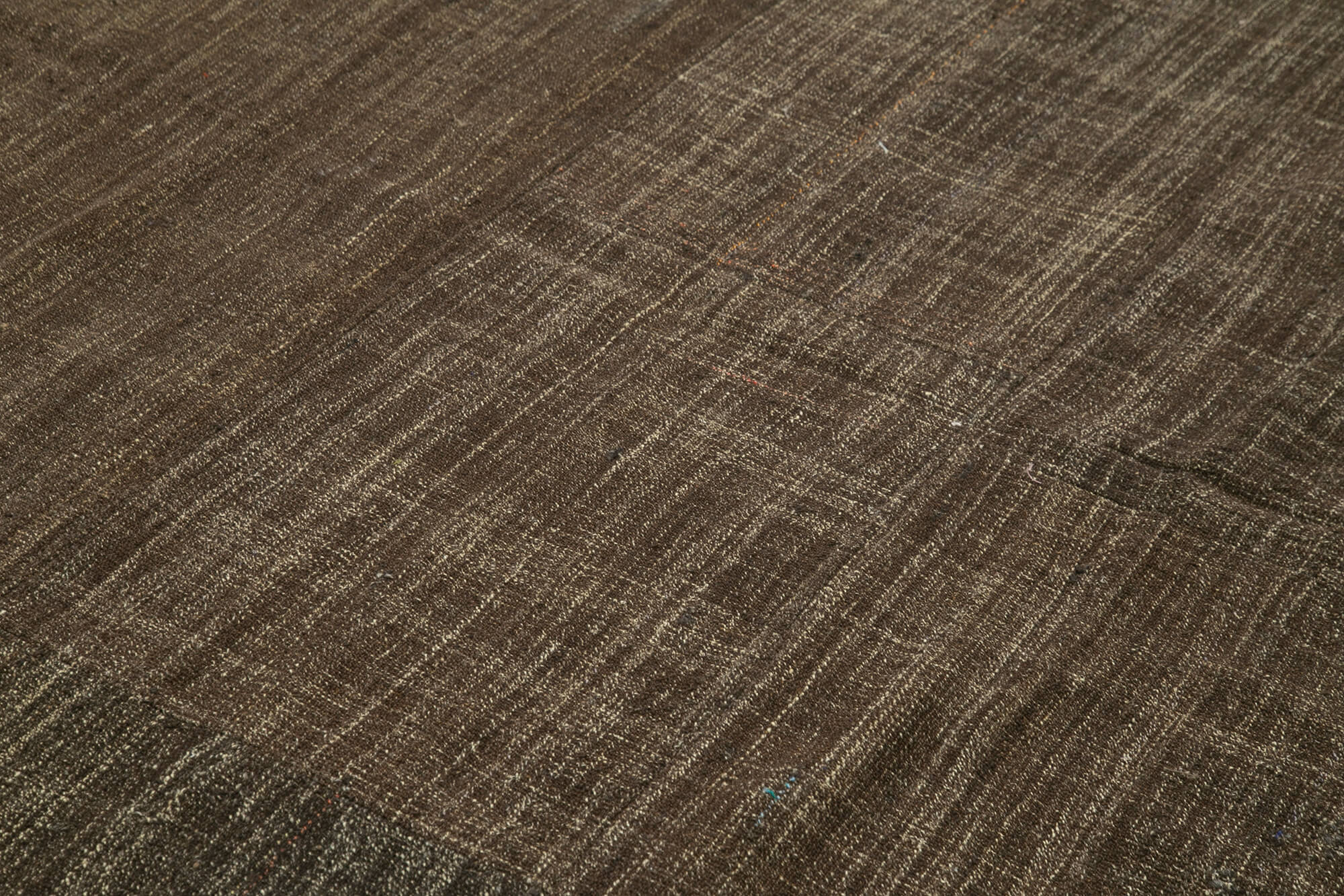8x12 Brown Vintage Turkish Kilim Rug - 37000