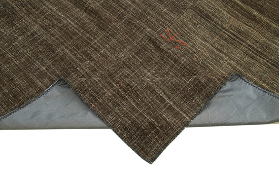 8x12 Brown Vintage Turkish Kilim Rug - 37000