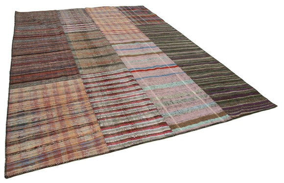 9x12 Multicolor Kilim Patchwork Rug - 37003