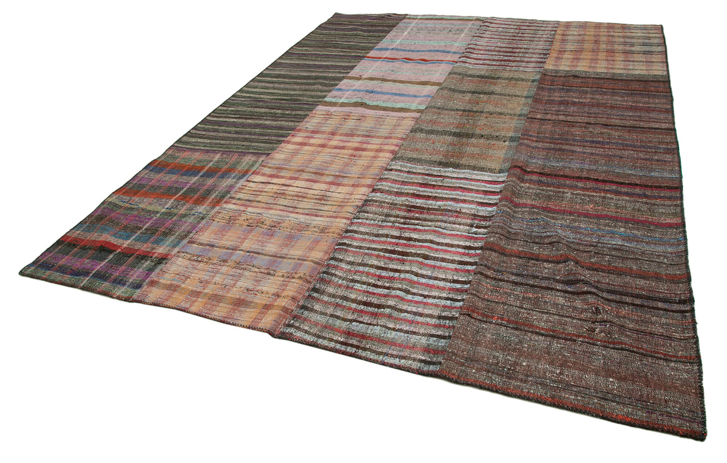 9x12 Multicolor Kilim Patchwork Rug - 37003