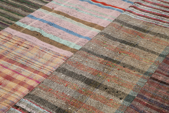9x12 Multicolor Kilim Patchwork Rug - 37003