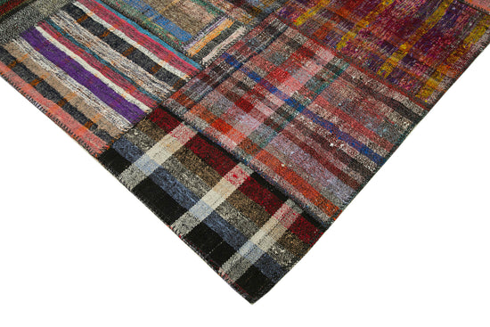 6x8 Multicolor Kilim Patchwork Rug - 37006
