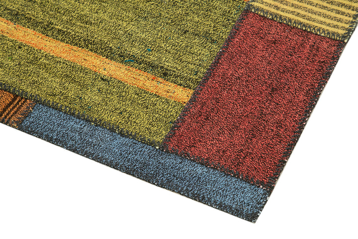 3x7 Multicolor Kilim Patchwork Rug - 37009