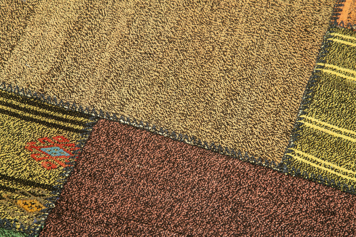 3x7 Multicolor Kilim Patchwork Rug - 37009