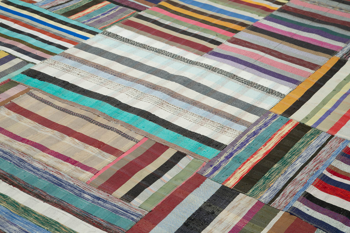 10x13 Multicolor Kilim Patchwork Rug - 37013