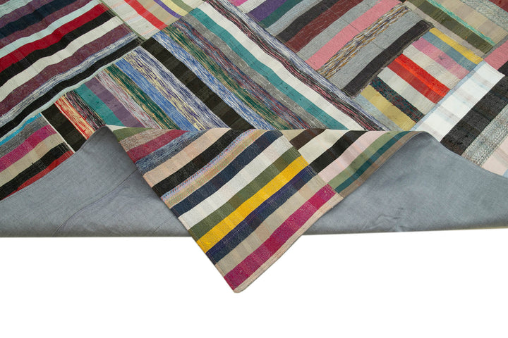 10x13 Multicolor Kilim Patchwork Rug - 37013