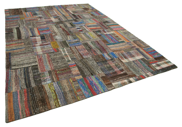 9x12 Multicolor Kilim Patchwork Rug - 37015