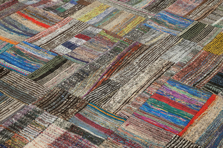 9x12 Multicolor Kilim Patchwork Rug - 37015