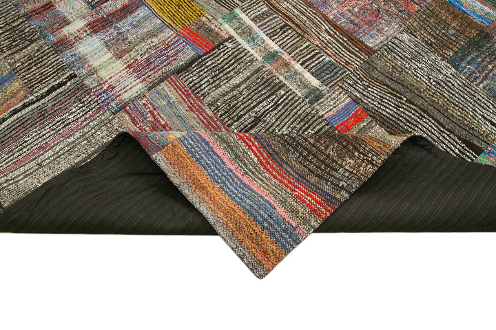 9x12 Multicolor Kilim Patchwork Rug - 37015