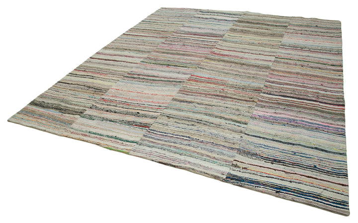 9x11 Multicolor Kilim Patchwork Rug - 37017