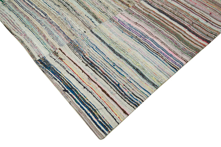 9x11 Multicolor Kilim Patchwork Rug - 37017