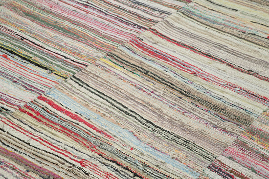 9x11 Multicolor Kilim Patchwork Rug - 37017