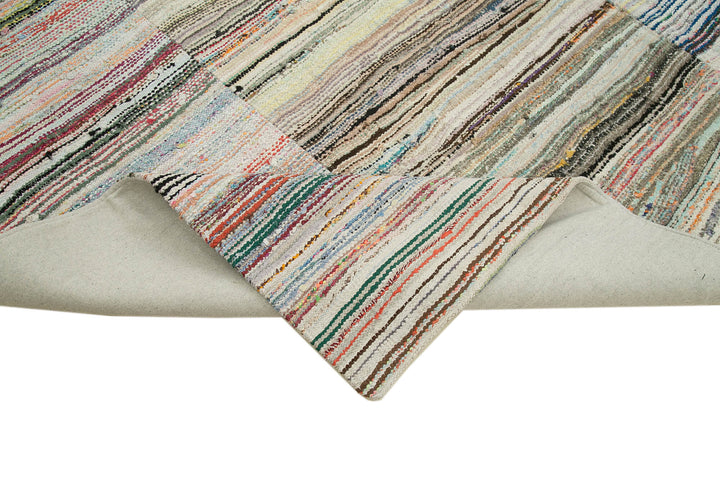 9x11 Multicolor Kilim Patchwork Rug - 37017