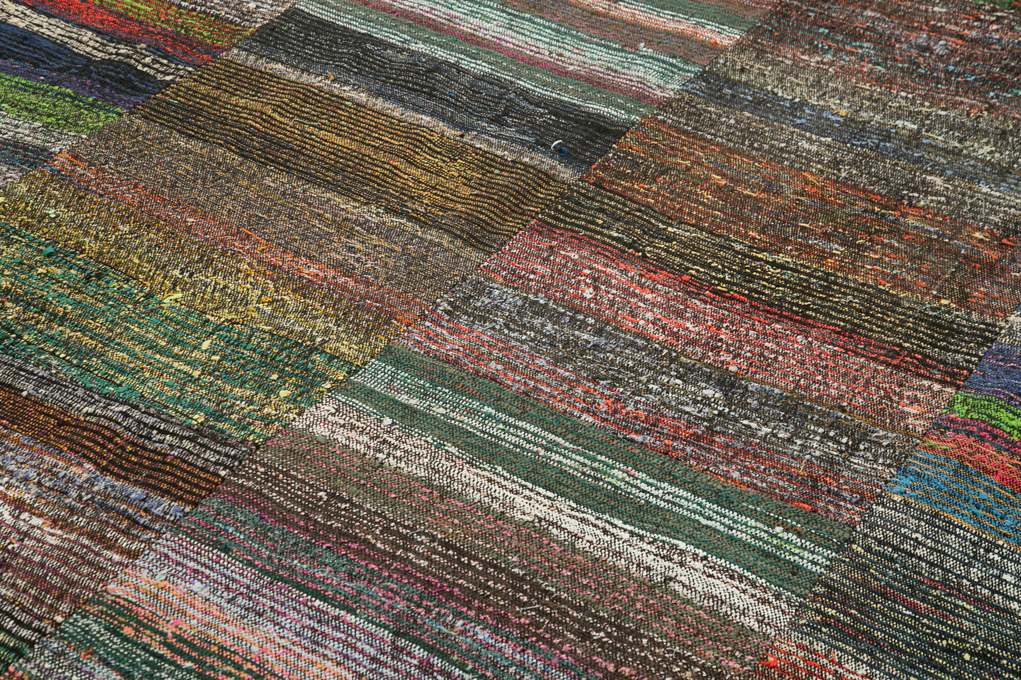 8x12 Multicolor Kilim Patchwork Rug - 37022