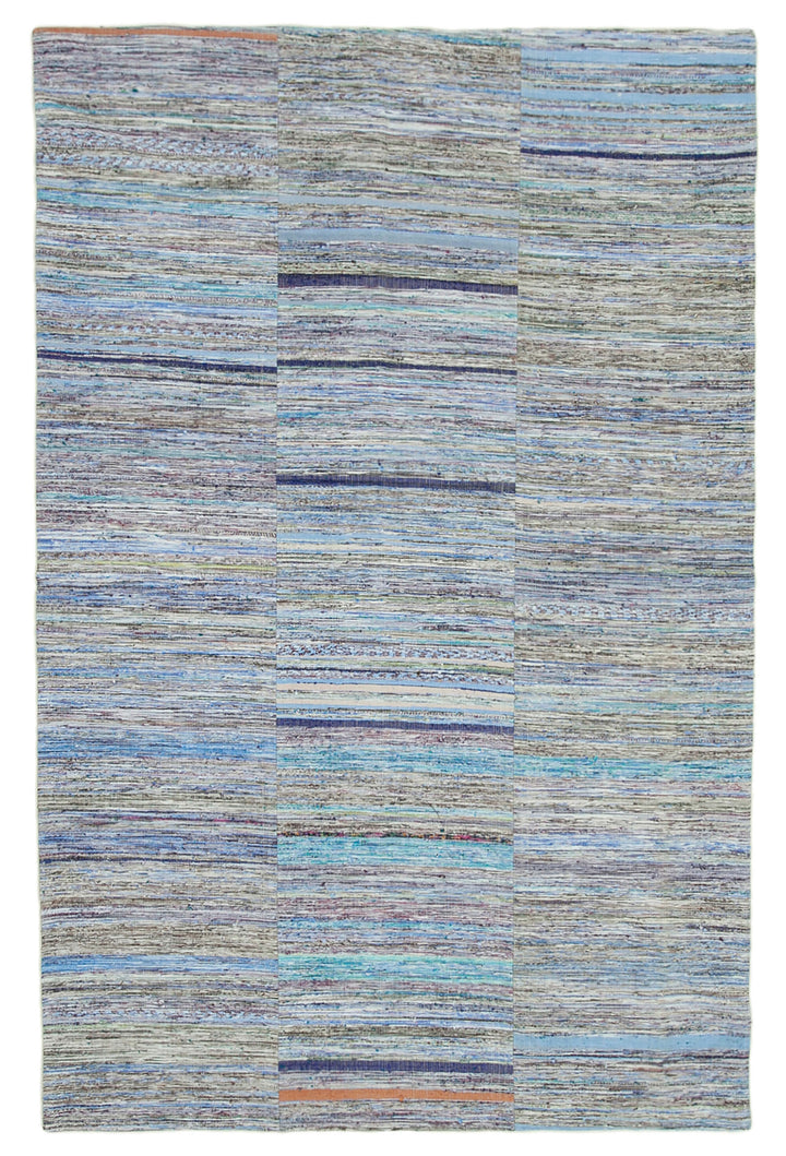 6x10 Multicolor Kilim Patchwork Rug - 37023