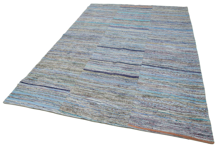 6x10 Multicolor Kilim Patchwork Rug - 37023