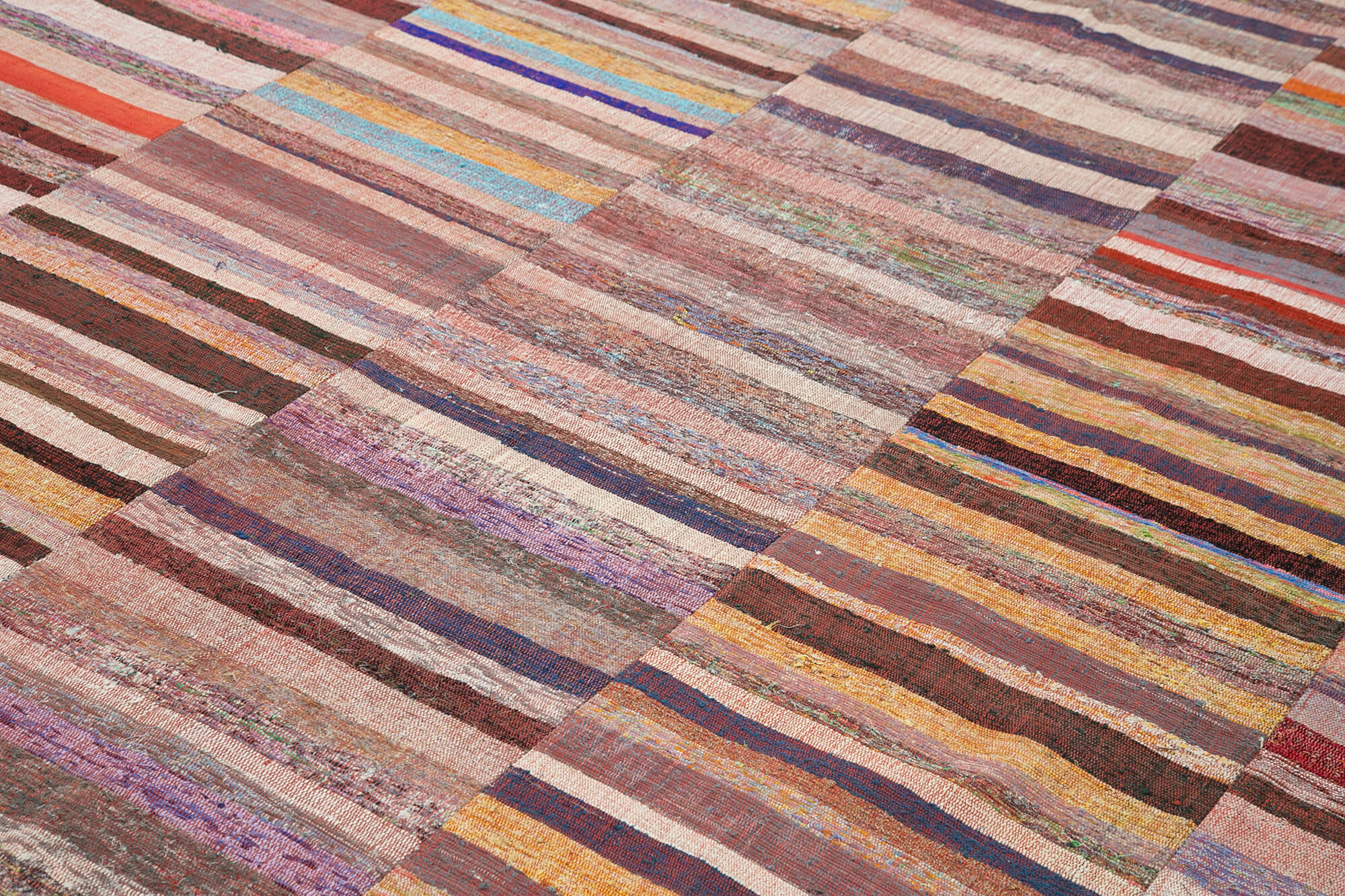 8x12 Multicolor Kilim Patchwork Rug - 37024
