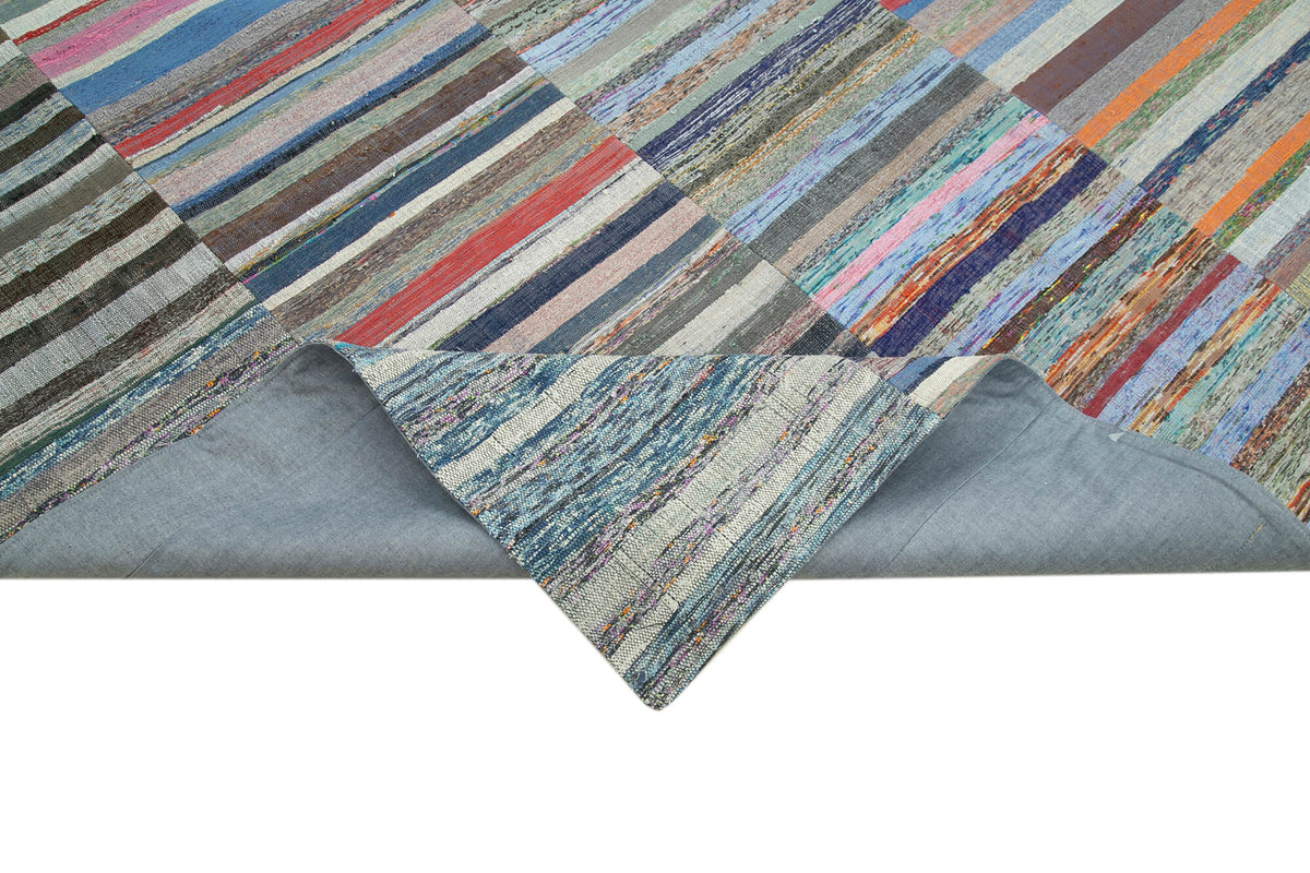8x10 Multicolor Kilim Patchwork Rug - 37025