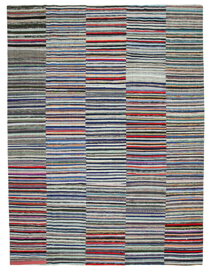 11x14 Multicolor Kilim Patchwork Rug - 37026