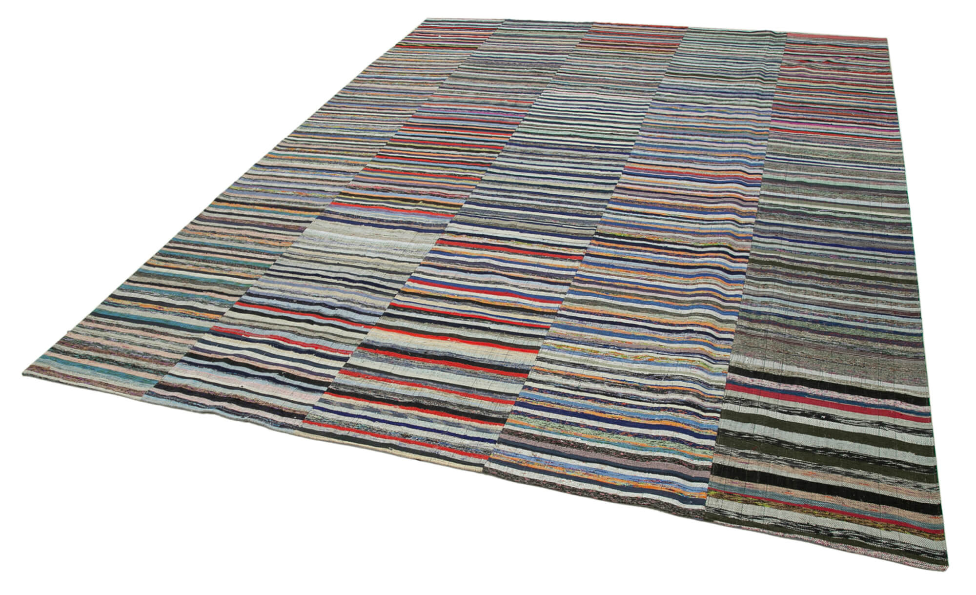 11x14 Multicolor Kilim Patchwork Rug - 37026