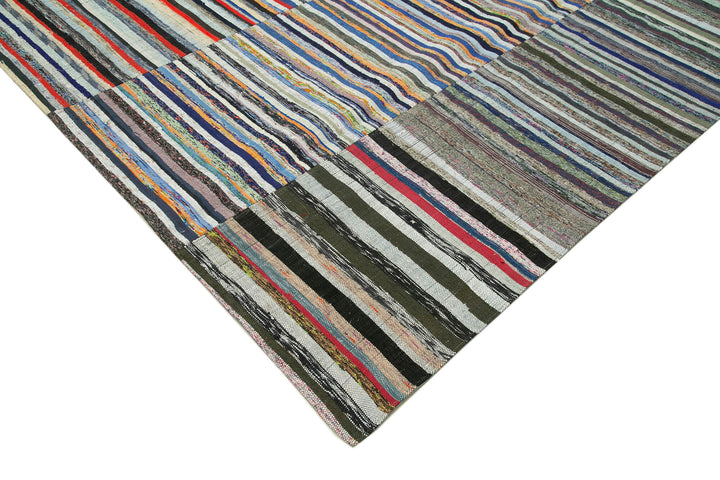 11x14 Multicolor Kilim Patchwork Rug - 37026