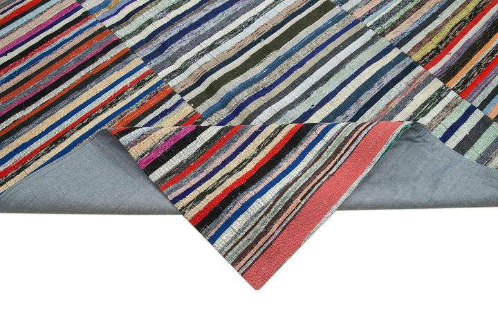 11x14 Multicolor Kilim Patchwork Rug - 37026