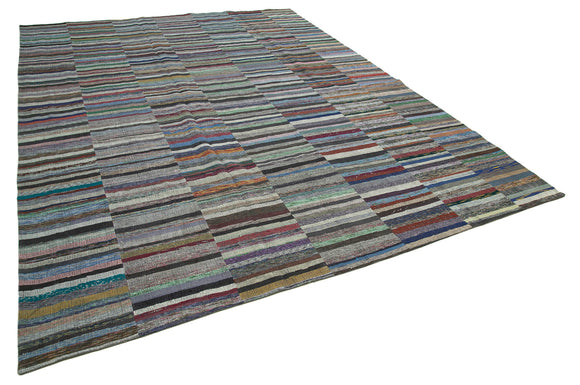 11x15 Multicolor Kilim Patchwork Rug - 37038