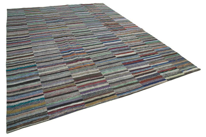 11x15 Multicolor Kilim Patchwork Rug - 37038