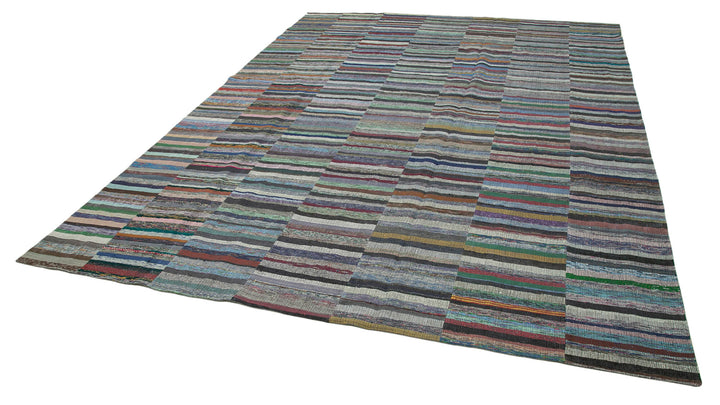 11x15 Multicolor Kilim Patchwork Rug - 37038