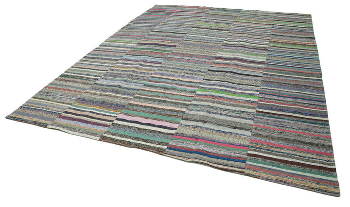 10x14 Multicolor Kilim Patchwork Rug - 37042