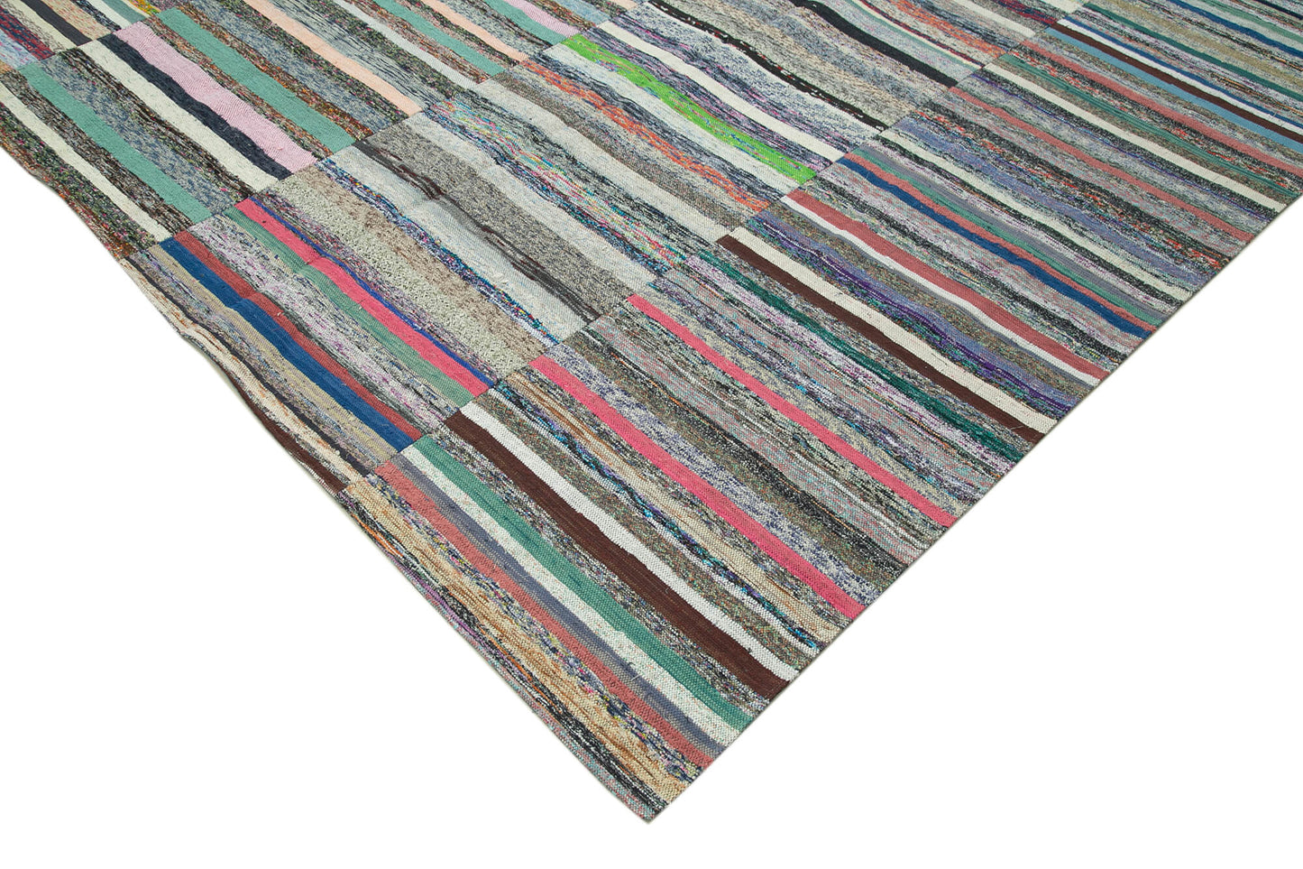 10x14 Multicolor Kilim Patchwork Rug - 37042
