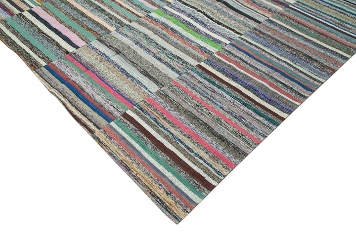 10x14 Multicolor Kilim Patchwork Rug - 37042