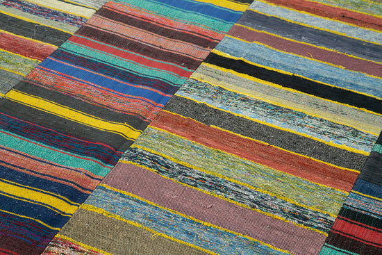 6x10 Multicolor Kilim Patchwork Rug - 37044