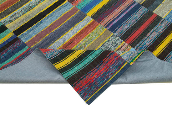 6x10 Multicolor Kilim Patchwork Rug - 37044