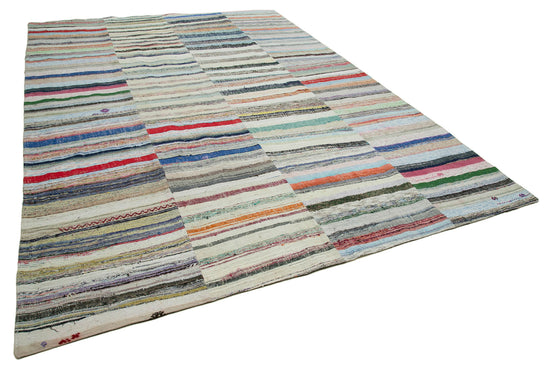 9x12 Multicolor Kilim Patchwork Rug - 37048
