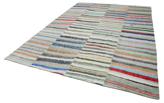 9x12 Multicolor Kilim Patchwork Rug - 37048