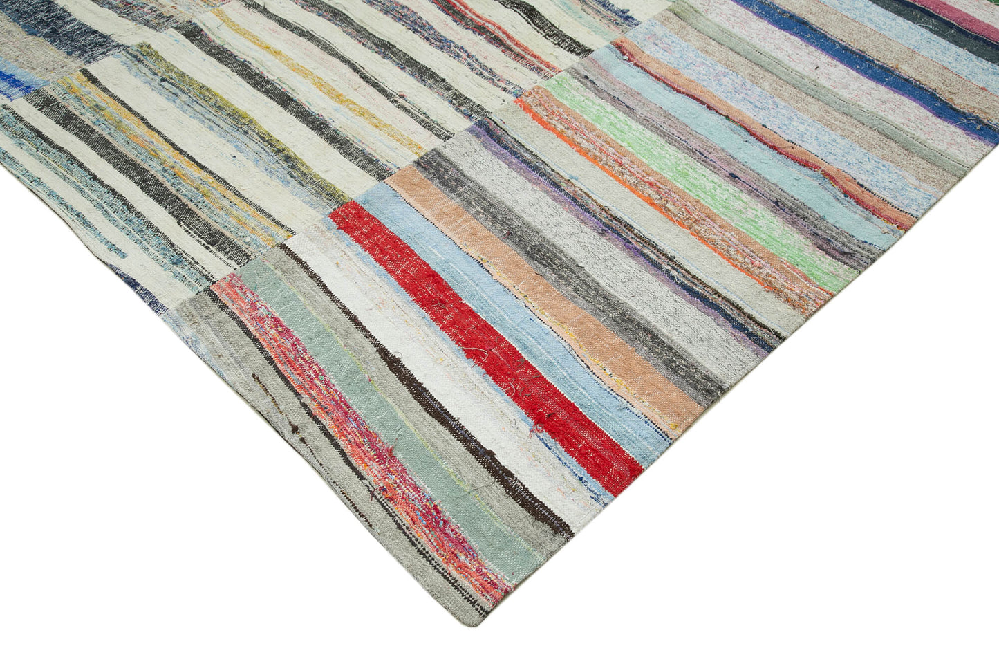 9x12 Multicolor Kilim Patchwork Rug - 37048