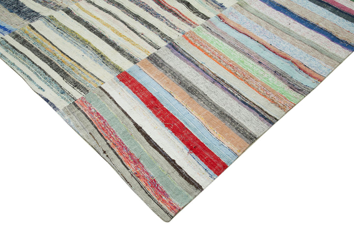 9x12 Multicolor Kilim Patchwork Rug - 37048