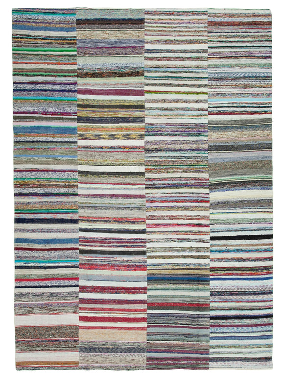 9x12 Multicolor Kilim Patchwork Rug - 37053