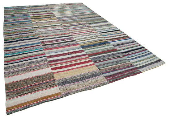 9x12 Multicolor Kilim Patchwork Rug - 37053