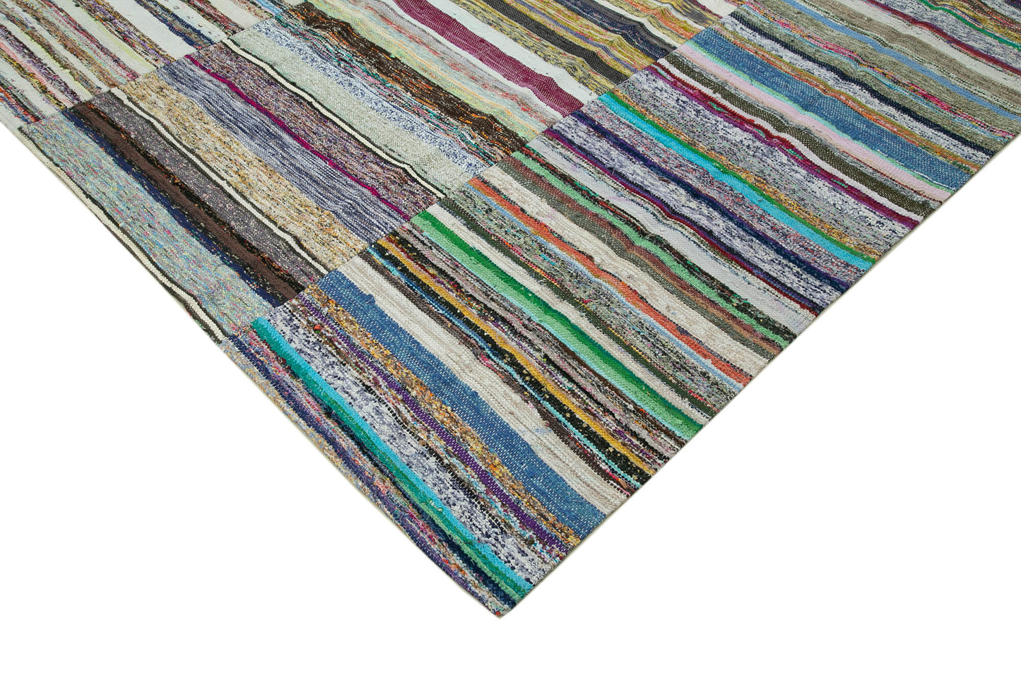 9x12 Multicolor Kilim Patchwork Rug - 37053