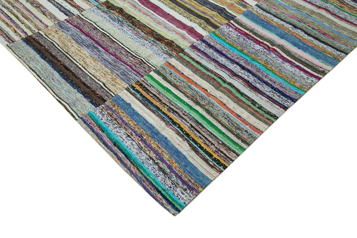 9x12 Multicolor Kilim Patchwork Rug - 37053