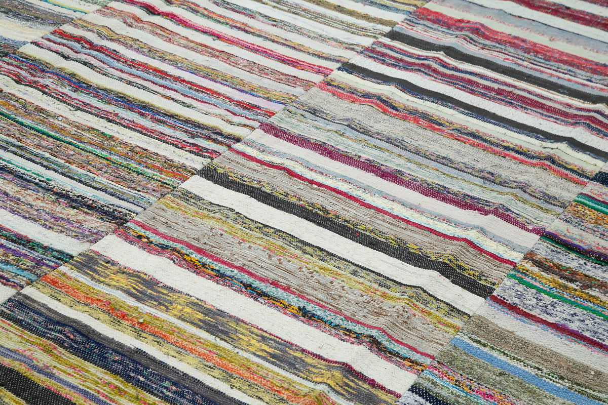 9x12 Multicolor Kilim Patchwork Rug - 37053