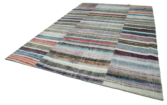 9x13 Multicolor Kilim Patchwork Rug - 37056