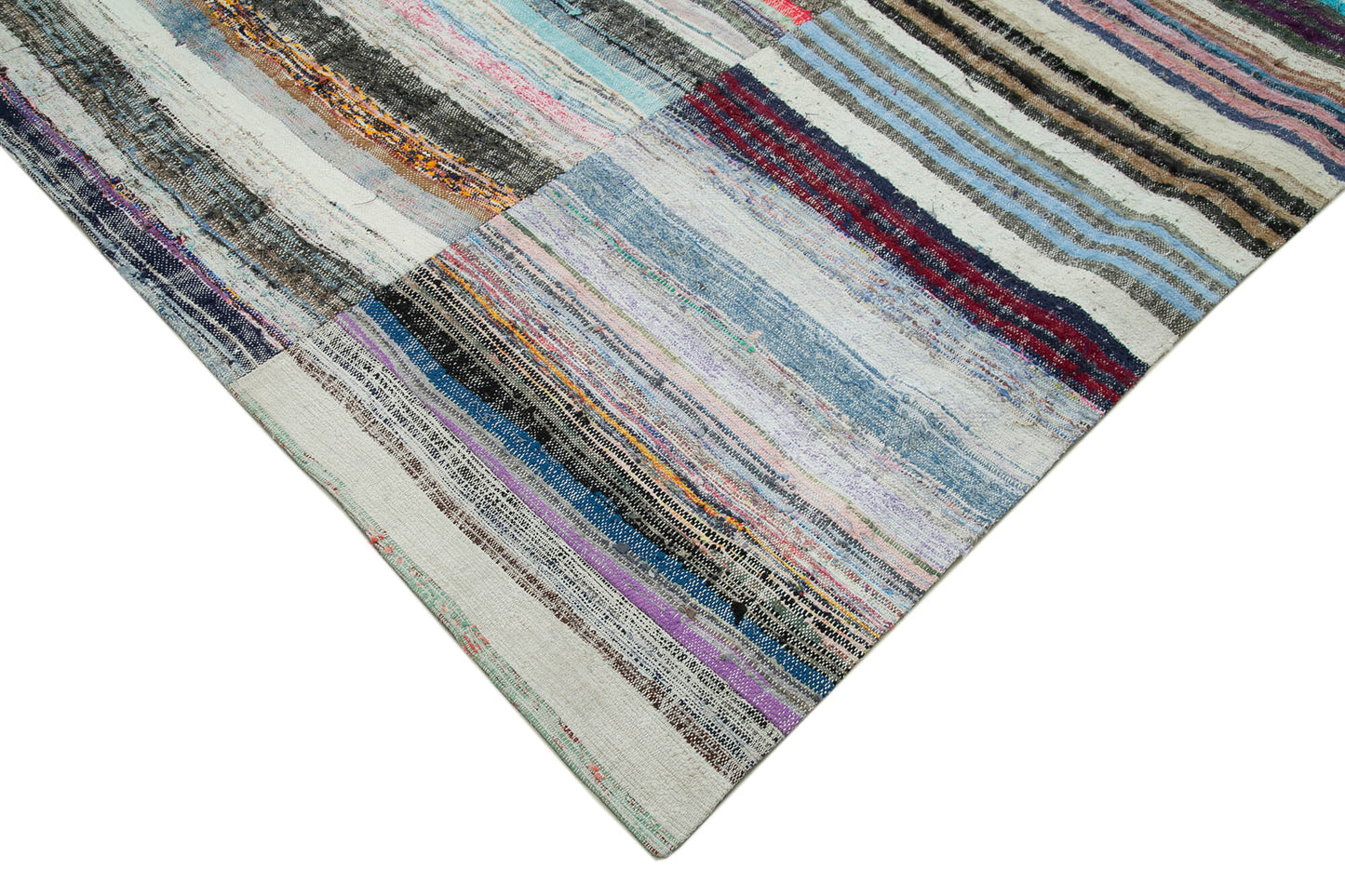 9x13 Multicolor Kilim Patchwork Rug - 37056